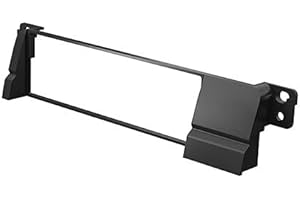 Audioproject A163 - Façade autoradio Universel 1 DIN Compatible avec: BMW 3er E46 1998-2005 Coupe Cabrio Compact Touring-Noir