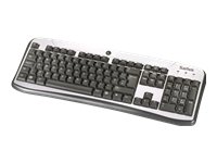 Preisvergleich Produktbild Saitek K80 Compact USB Tastatur silber