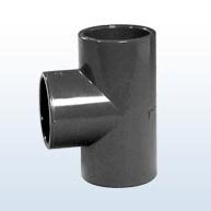 PVC-T-Stück 90°, 3x Klebemuffe, 50 mm