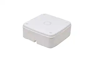 PVC Square Junction Box for CCTV Cameras (White), 4 Nos Combo