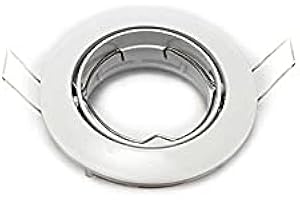 LAMPO LIGHTING Lampo DIK OR 35 - Mini foco empotrable GU4 MR11 12 V o 230 V orientable para techo suspendido - Blanco