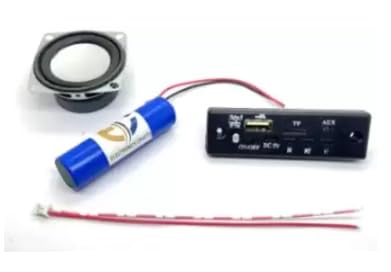 AQBP 007 Bluetooth Audio Card with 2 inch Speaker and Battery Electronic Components Electronic Hobby Kit