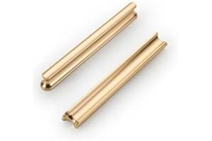 9BUILD Lot de 10 Doré Poignee de Meuble Entraxe 128mm Cuisine Poignée Meuble Poignet de Porte Cuisine Poignées pour Placards Poignet Meuble Cuisine EU0032