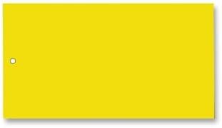 Impressive-Power BRADY - 230391 - TAG, BLANK YELLOW, 75 X 150MM Pack of 10