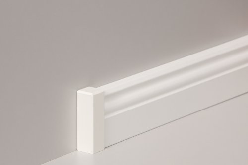 Sockelleiste Leiste Altberliner / Hamburger Profil (19×80 mm) – MDF weiß foliert - 4