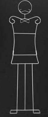 casa e stile APPENDIABITI OMINO LUI bianco