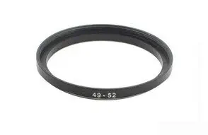 Omax 49-52mm Step-up Adapter Ring for DSLR Cameras (Made of Plastic)