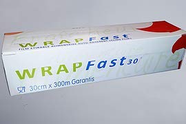 Rollo de film transparente para cocina, 45 cm x 300 m