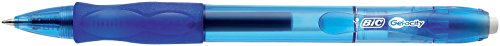 BIC Druck-Gelroller Gel-ocity Gel, 0,7 mm, nachfüllbar, Schachtel à 12 Stück, blau - 2