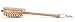 GranNaturals Natural Bristle Bath & Shower Body Scrub Brush for Exfoliating Dry Brushing and Anti Cellulite Reducing Massager Treatment with Long Wooden Handle