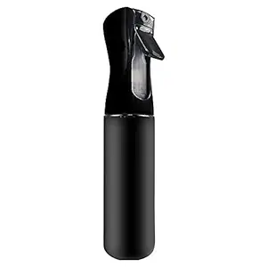 Kenem-X Ultra Fine Continuous Mist Bottle for Styling, Cleansing, Plants and Skin Care Spray Bottle 300ml,Black