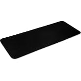 Lunatic D&uuml;z Siyah Oyuncu Mouse Pad 80 x 40 cm Kaymaz Gaming Mouse Pad