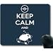 Produktbild Mauspad mit Keep Calm und ZZZ Funny rutschfestem Neopren Gummi Standard Größe 22,9 cm (220 mm) X 17,8 cm (180 mm) X 1/8 (3 mm) Mauspad