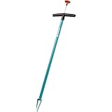 Gardena Unkrautstecher: Unkrautentferner für effizientes Entfernen von Unkraut, mit Auswerfer, aus gehärtetem Stahl, duroplas