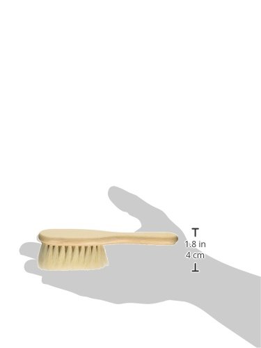 Weiche Baby Haarbürste aus Holz mit echtem Ziegenhaar, Naturprodukt - 3
