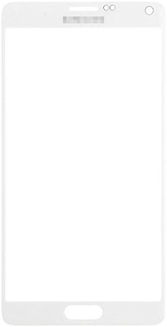 (GG MALL) LCD Front Outer Glass Lens Screen Replacement For Samsung Galaxy Note IV Note 4 (White)