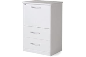 Linea Azzurra Mobile con Asse da Stiro Pieghevole Mobile da Stiro in Legno Nobilitato Melaminico 89x57x44 cm con Cassetti Contenitori e Ruote Made in Italy