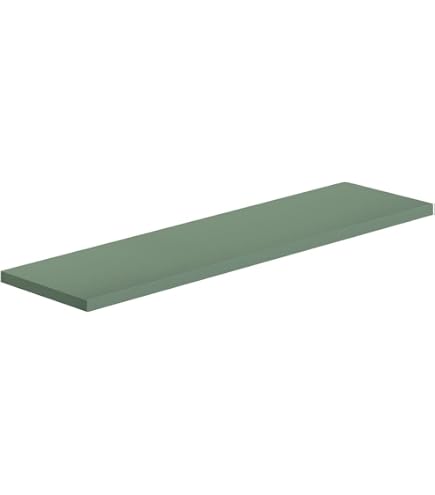 Étagère Mural Alfredo Calandrelli 100x20cm - Bois Mélaminé Noir, Support Inclus