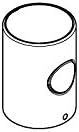 GROHEMetal Handle 1/2" Chrome 47984000