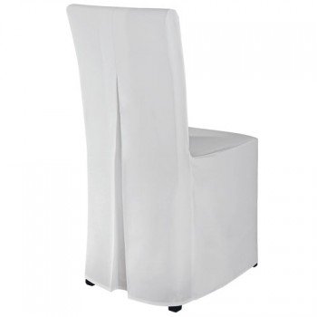 Stuhlhusse Husse Stuhlhussen in ecru Luxury