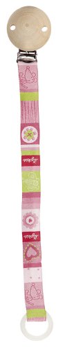 sigikid Pacifier Strap Soother Chain (Pink)