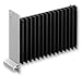 Price comparison product image HEAT SINK, FOR PCB, 100MM SK 44/100 SA By FISCHER ELEKTRONIK