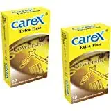 PSDS Carex Powershot 10 Extra Time Dotted Condoms X 1