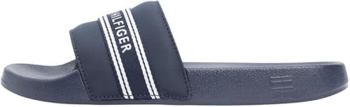 Tommy Hilfiger Donna Scarpe da Mare Webbing con Logo, Blu (Space Blue), 36