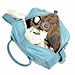 Lin & Leo Turquoise Leather Changing Bag