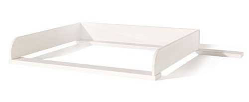 Preisvergleich Produktbild Wellemöbel, Lumio, Wickelaufsatz für Kommoden 77568523, Kiefer massiv weiß