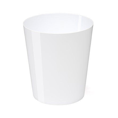 Papelera Osco  Hi Gloss  fuerte pl  stico papelera  Blanco
