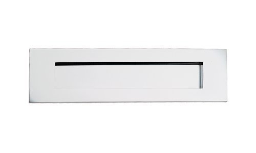 Euroart Entrée de boîte aux lettres victorienne Chrome poli 250 x 75 mm