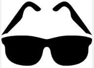 Loyalty Card Self Inking Stamp - Glasses