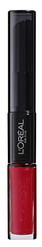 L'Oreal Paris Lippen Make-up Indefectible Lippenstift, 505 Resolution Red /Liquid Lipstick für 24 Stunden volle Lippen mit feuchtigkeitsspendendem Lippenpflege - Balsam, 1er Pack