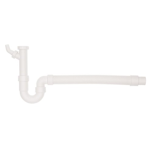 VIEGA Siphon 1 1/2 Zoll mit Schnappverschluss, Geräteanschluss und flexiblem Rohr / Ablaufverbindung / Sifon / Abfluss / Geruchsverschluss / Traps