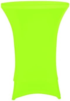 PEREL Cocktail Table Cover - Lime