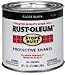 Price comparison product image Rustoleum .50 Pint High Gloss Black Protective Enamel Oil Base Paint 7779 730