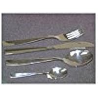 Abert 3157602 Tenedor inoxidable Tabla America, acero/rojo