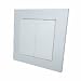 Produktbild Z-Wave.Me Rahmen + Doppelwippe System 55