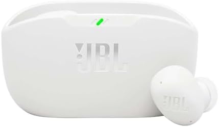 JBL Wave Buds 2 Auricolari Bluetooth True Wireless con Cancellazione del Rumore, 40 Ore di Autonomia, JBL Pure Bass, Smart Ambient, Resistenti ad Acqua e Polvere IP54, Connessione Multipoint, Bianco