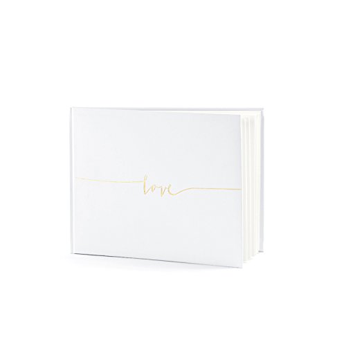 Gästebuch Schriftzug love gold - 2