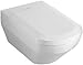 Produktbild Villeroy & Boch Wand WC (ohne Deckel) Tiefspüler SENTIQUE hänge WC 38x59cm weiß alpin mit Ceramikplusbeschichtung, 562210R1