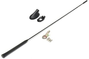 ONIISSY 1 antenne de rechange pour autoradio de toit, antenne de voiture, antenne de toit AM/FM + kit de base pour Ford Focus 2000-2007 Xs8Z18919Aa, 54,5 cm, noir