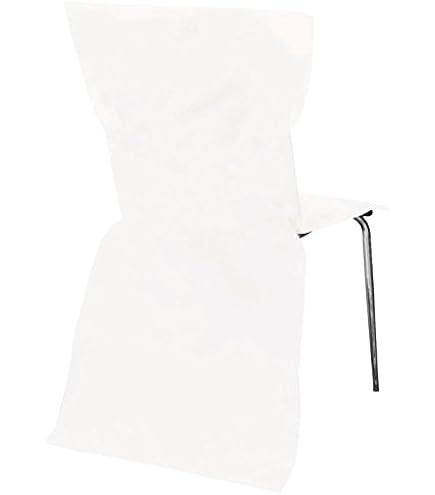 Santex Housse De Chaise Élégante Avec Nœud – Blanc Pur, Idéale Pour Mariage, Réception Ou Événements