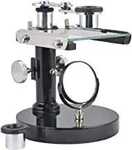 K-WOK Dissecting Microscope Comp. with Brass Fitting Round Base and 2 Eye-Piece 10X/20X (Matte Black)