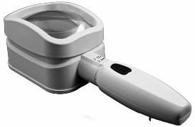 Raylite Duo Illuminated Stand Magnifier (2.8x Magnification 7.3D Rectangular Combo)