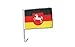 Produktbild Flaggenfritze Autofahne Autoflagge Deutschland Niedersachsen - 30 x 40 cm