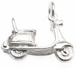 Perfectcharm Moped Scooter Charm - Sterling Silver