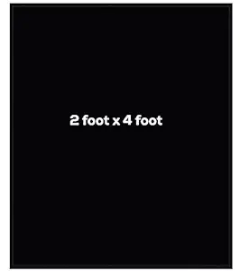 Eloies Professional (Heavy Duty Thick Lekra Polyester Fabric) Black Backdrop for Photography Video Making Photoshoot Background for Photography Recording Photo, Photoshoot (2 Feet x 2 Feet.)