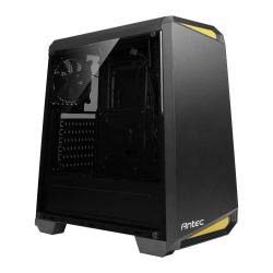 Antec NX100 Yellow Moyenne Tour, ATX/Micro-ATX/Mini-ITX, sans alim, Noir, Yellow, Acrylique teinté